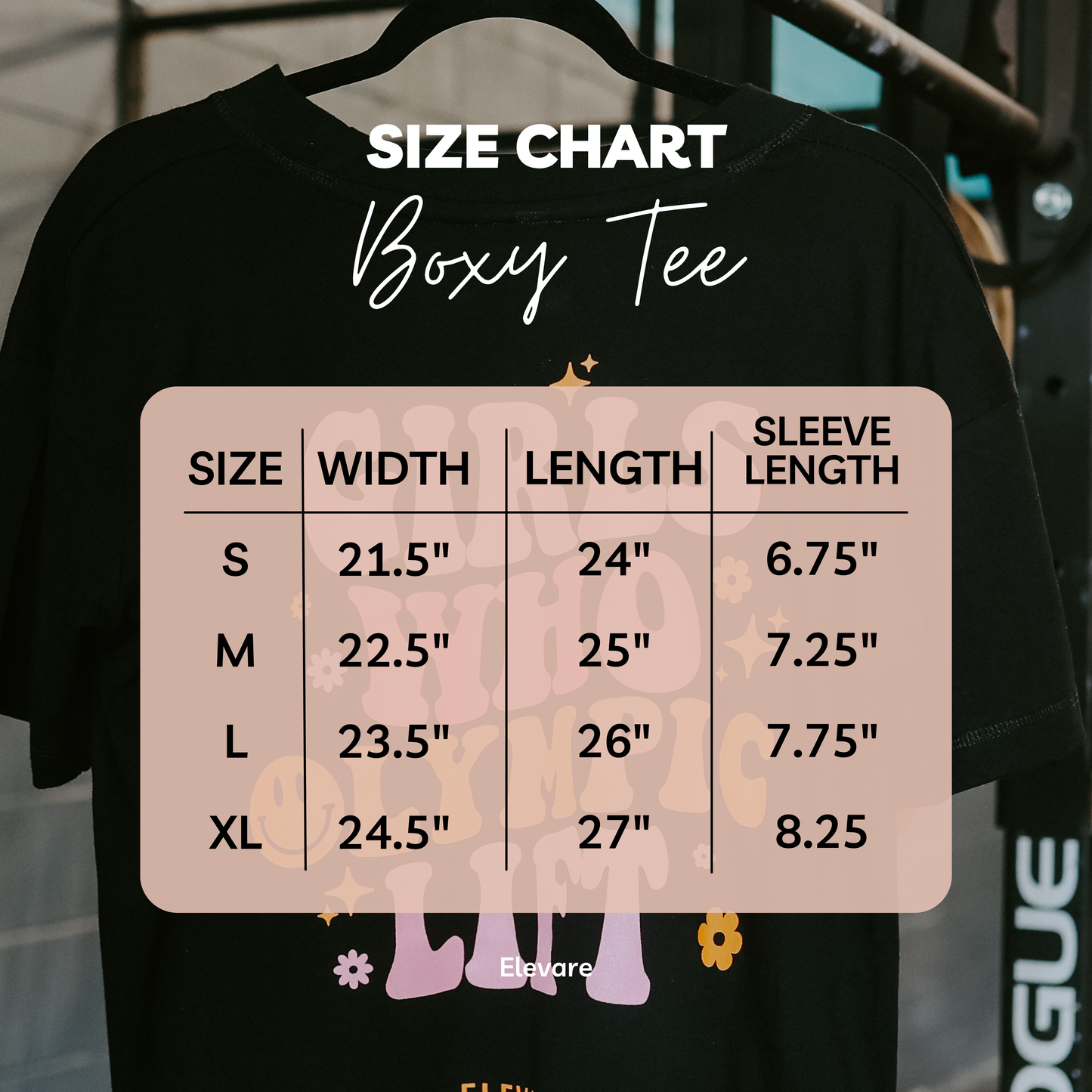 Girls Who Olympic Lift Boxy Tee