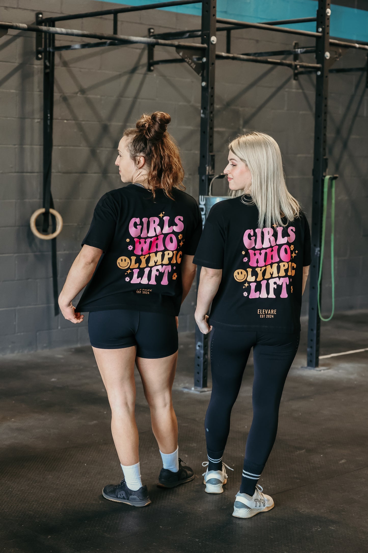 Girls Who Olympic Lift Boxy Tee
